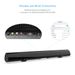 100W HiFi SoundBar Kabelloser Bluetooth-Lautsprecher 2.0 Heimkino Tiefer Basseffekt/Fernbedienung/3D-Surround-Soundbar für PC-TV_voghion.com