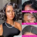 Bob Perücke Salz Pfeffer Farbe Lace Closure Body Wave Lace Front Perücke Glueless Perücken Echthaar_voghion.com