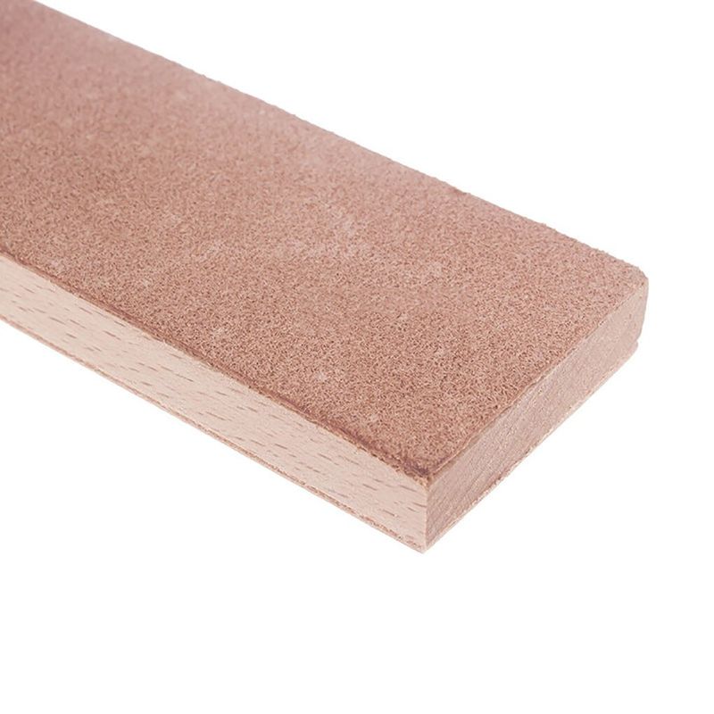 New Wooden Handle Leather Sharpening Strop Handmade Razor Polishing Board For Razor Knives Double Sided Home Sharpening Tool_voghion.com