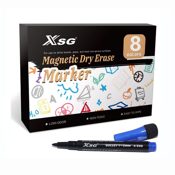 Whiteboard Pen Eraser With Magnet And Brush Head Color Pen_voghion.com