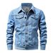 Men's Clothing Denim Jacket Cotton Casual Slim Jacket Men's Denim Jacket_voghion.com