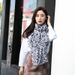 Mid-Length Silk Scarf Fashion Leopard Print Women Spring Autumn High-End New Sun Protection Shawl Neck Warmer_voghion.com
