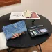 Denim Pattern Wallet Women, Short Style, Korean Version, Multi-Card Slots, Foldable, Long Style For Students, Clutch,_voghion.com