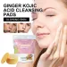 EelHope Turmeric Kojic Cleansing Pads, Deep Clean Delicate Pores Reduce Acne Spots Facial Skin Brightening_voghion.com