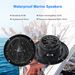 2 Stück Marine 2-Wege-6,5 Zoll 120 W wasserdichte und wetterbeständige Stereo-Bootslautsprecher für den Außenbereich, perfekt für ATV UTV_voghion.com