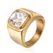 Jewelry titanium steel ring, gold men's ring_voghion.com