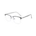 New Style Snake Eyebrow Line Half-Frame Men Trendy Cool Photochromic Myopia Anti-Blue Light Anti-Radiation Glasses For_voghion.com