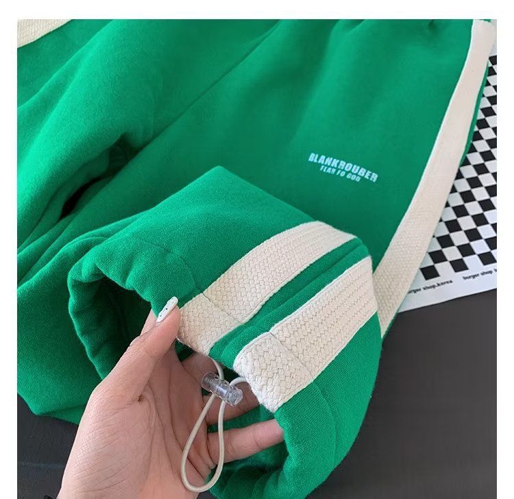 Męski zestaw swetrów w stylu streetwear – długi rękaw i spodnie dresowe | Luźny krój, swobodny, dwuczęściowy_voghion.com