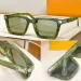 Designer Leisure Fashion Mens Womens Square Round Sunglasses Acetate Frame Temple With Metal Label And Signature Z1974U_voghion.com