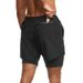 Laufshorts für Herren mit integriertem Innenfutter – 5-Zoll-Trainingsshorts für Fitnessstudio und Strand für das Muskeltraining (atmungsaktiv und schnelltrocknend) – sportliche Freizeitkleidung_voghion.com
