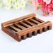 Natural Bamboo Soap Box, Bath Soap Rack, Bamboo Box, Wooden Pallet, Mildew-proof, Drainage Tank, Bathroom, Toilet, Tools._voghion.com
