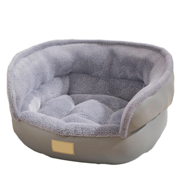 Cama redonda y esponjosa para perros y gatos, nido pequeño y antiansiedad para perros pequeños, medianos y grandes._voghion.com