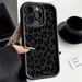 Retro Trendy Black Leopard Print Case For Samsung Galaxy S25 S24 S22 S23 Plus Ultra 5G S21 S20 S24 FE S25Ultra Shockproof Cover_voghion.com