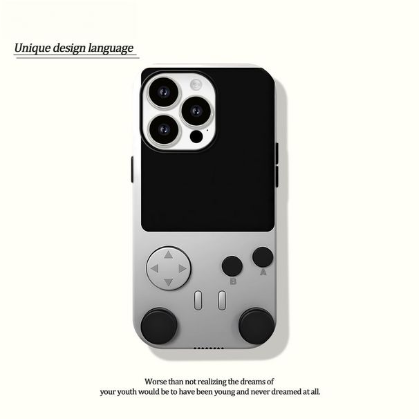Retro Childhood Game Console Film-Style Dual-Function Case For IPhone 16 Pro, Huawei, Vivo, Xiaomi And OPPO Mobile Phones_voghion.com