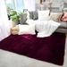 Luxury Faux Rabbit Fur Area Rug With Polyester Cotton Base - Ultra Soft & Plush, Modern Nordic Style, Machine Washable, Multiple Sizes & Colors_voghion.com