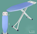 Xize Foldable Electric Iron Multi-Functional Portable Dormitory Home Adjustable Ironing Board_voghion.com