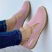 Women's fashion new large size casual loafers solid color sponge bottom hemp rope canvas shoes_voghion.com