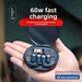 Multifunctional Storage Box 60W Fast Data Android Charging Cable Adapter Mobile Phone Portable_voghion.com