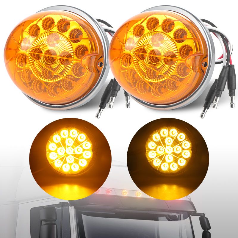 17 LED per rimorchio, luce di posizione laterale a forma di anguria, luce di stop bassa e alta per camion, autobus, furgoni, 12 V_voghion.com