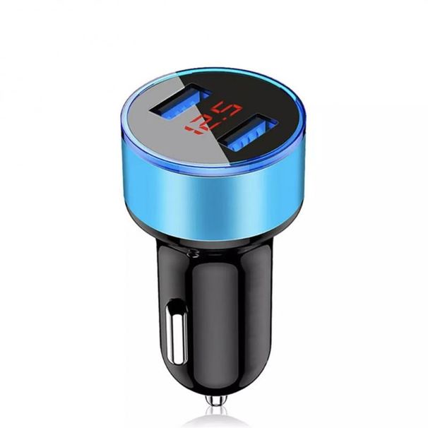 Dual USB Car 3.1A QZ.0 LED Digital Fast Charging Charger Auto Cigarette Lighter Adapter 12V 24V For IPhone Xiaomi_voghion.com