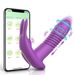 APP Bluetooth Stoßvibrator Für Frauen Rotierender Teleskopdildo Fernbedienung G-Punkt-Massage Klitoris-Stimulator Sexspielzeug_voghion.com