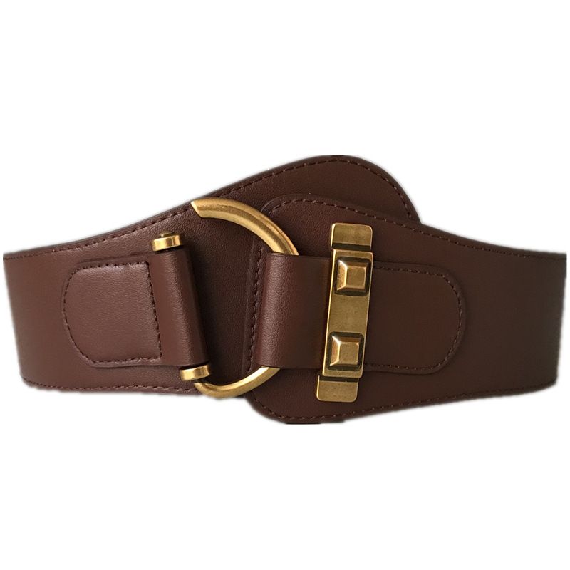HOT Designer Elastic Belts Women High Quality Female Waist Stretch Cummerbunds Plus Size Easy Corset Belt For Coat Dress_voghion.com