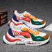 Scarpe da corsa sportive da uomo, nuove, casual, con colori a contrasto, per adolescenti, in stile coreano, alla moda e con personalità, in tessuto volante._voghion.com