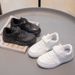 Kinderschuhe Campus Leder Weiche Sohle Weiße Schuhe Jungen Casual Vielseitige Kinder Sneakers Mädchen Reine Schwarze Laufschuhe_voghion.com