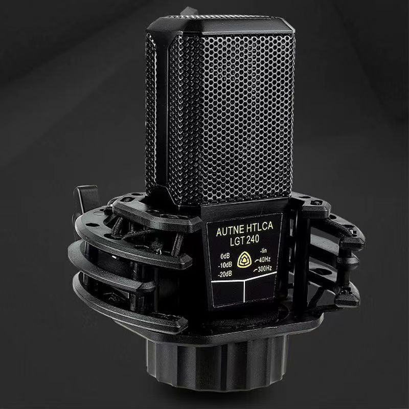 240mm Large Diaphragm Singing Karaoke Recording Universal Live Streaming Microphone For Phones And Computers With_voghion.com