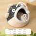 Cat Litter Winter Warm Kitten Pet Litter Closed Cat House Four Seasons Universal Cat House Pet Supplies Kennel_voghion.com