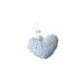 3D Plaid Heart Keychain Backpack Accessory Gift Ornament_voghion.com