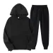Herren Trainingsanzüge Blank Fleece Jogginghose und Hoodie Set Unisex Jogginganzüge Sweatsuit Männer Jogger für Chandals Para_voghion.com