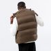 New Style With Plush And Thickened Men's Vest Stand Collar, Loose And Warm Autumn And Winter Men's Cotton Sleeveless Vest Jacket_voghion.com
