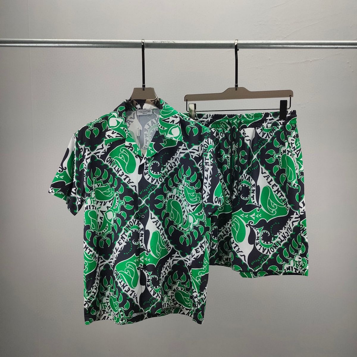 Pantaloncini unisex alla moda VT a maniche corte, pantaloni da spiaggia, set versatile, staccabile_voghion.com