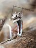 2025 New Arrivals Cute mouse shaped ring, silver adjustable ring cuffs, perfect gift girls, suitable for daily wear, special female_voghion.com
