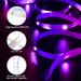 5050 RGB LED Strip Lights Kit With Remote Control - 12V Waterproof Flexible Light For TV Backlight & Home Decoration_voghion.com