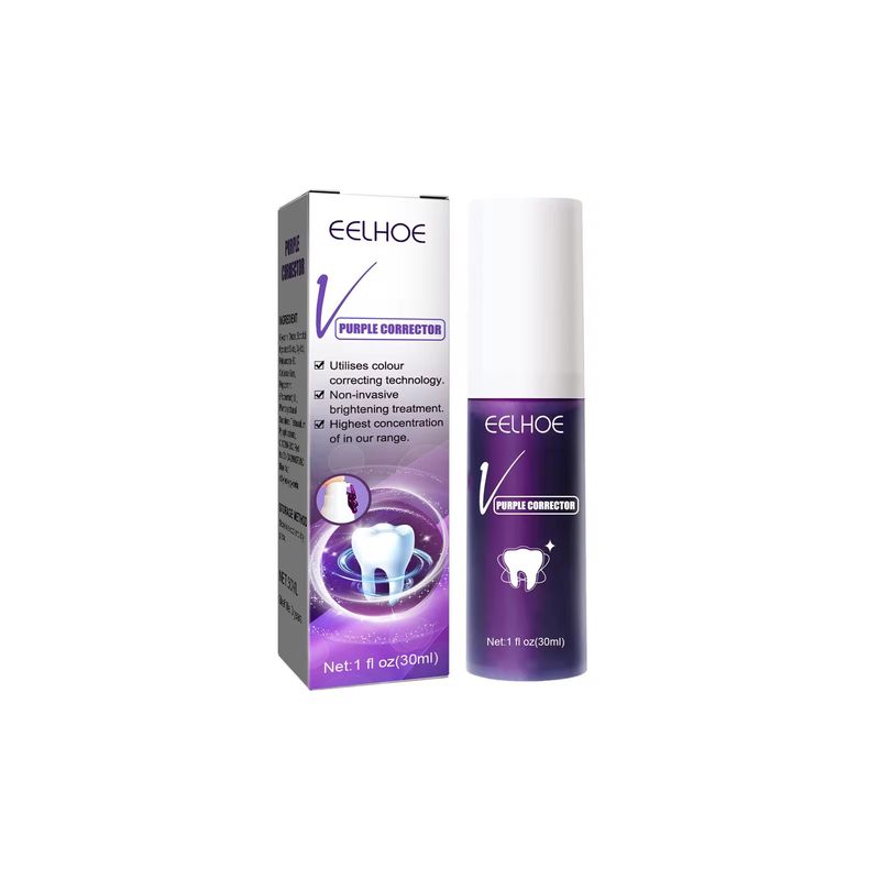 Zahnaufhellungs-Zahnpasta, Zahnfleckenentferner, frischer Atem, Bleichen, Zahnreinigung, Zahnpasta, Mundreinigungspflege, 30 ml_voghion.com