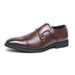Unbeatable Quality Business Mengke Oversized Pointed Formal Office Block Leather Shoes, Men's_voghion.com