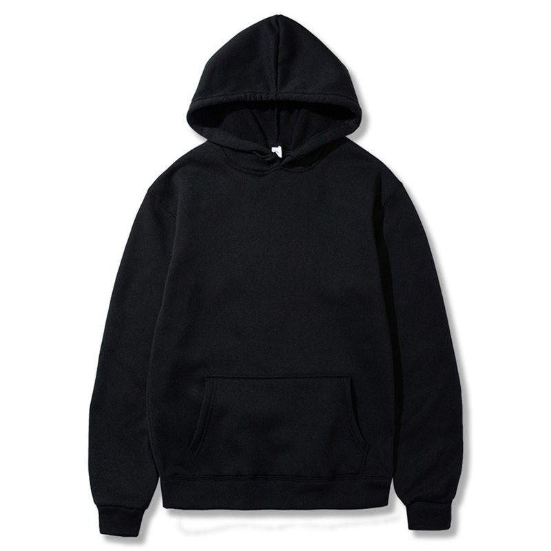 Man's Clothing Fashion Hooded Hoodie Men And Women With The Same Hooded Trend Personality Casual Solid Color Pullover Hoodie_voghion.com