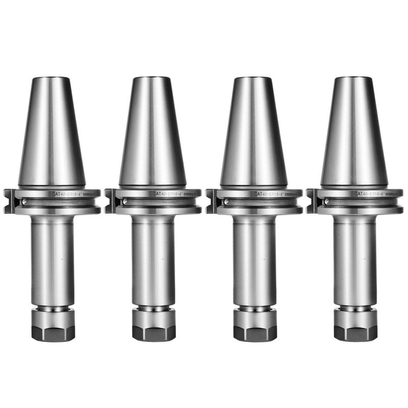 Tool Tool CAT40 Mill CNC Engraving Holder Chuck Holder Set Length Collet Set 100mm ER16 Machine Milling Holder Chuck 4Pcs For_voghion.com