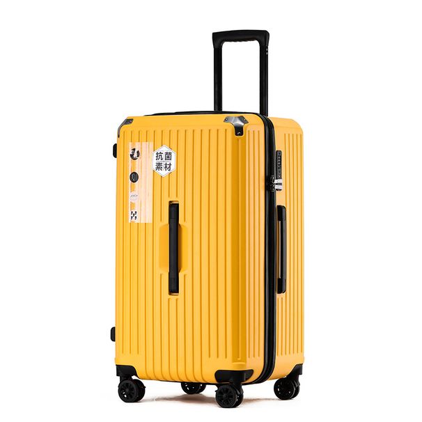 Extra Large Capacity Sporty Zipper Suitcase - 30" Lightweight Durable Travel Luggage With TSA Lock & Smooth Rolling Wheels, Multiple Sizes & Colors_voghion.com