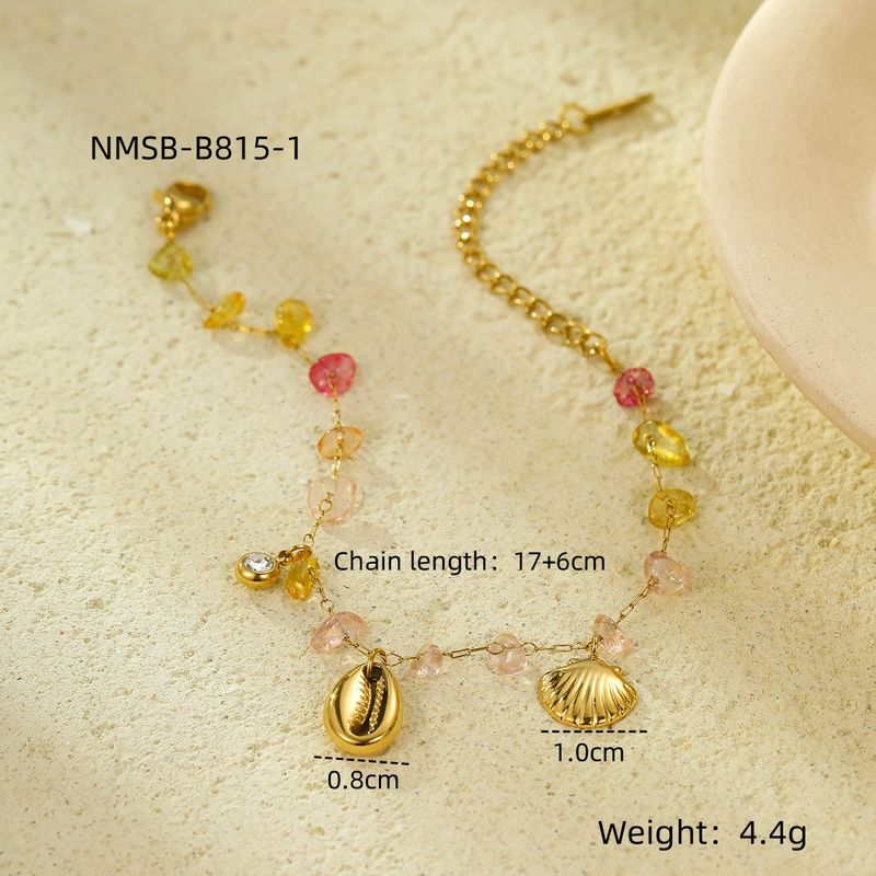 Set di gioielli all'ingrosso Lady Starfish Shell 304 placcatura in acciaio inossidabile_voghion.com