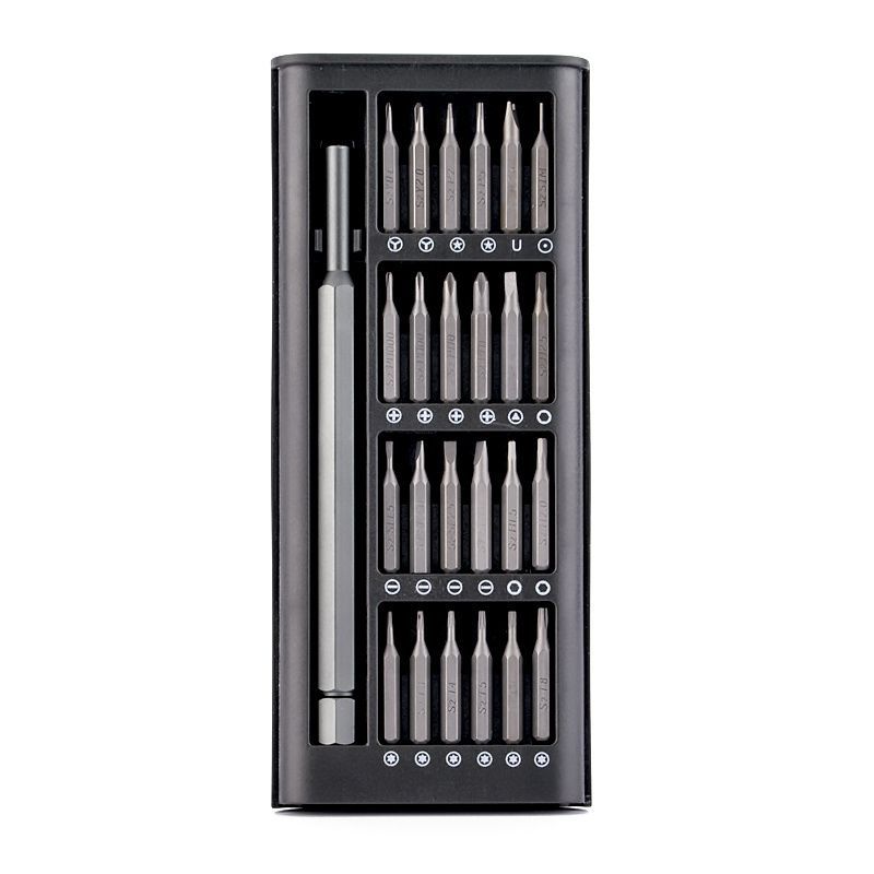 25-teiliges multifunktionales Haushaltsschraubendreher-Set, Präzisionswerkzeug-Set zur Demontage und Reparatur von Computer- und Mobiltelefonen, gute Qualität und langlebiges, gut aussehendes Set_voghion.com