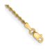 14K 10 Inch 2mm Regular Rope With Lobster Clasp Anklet_voghion.com