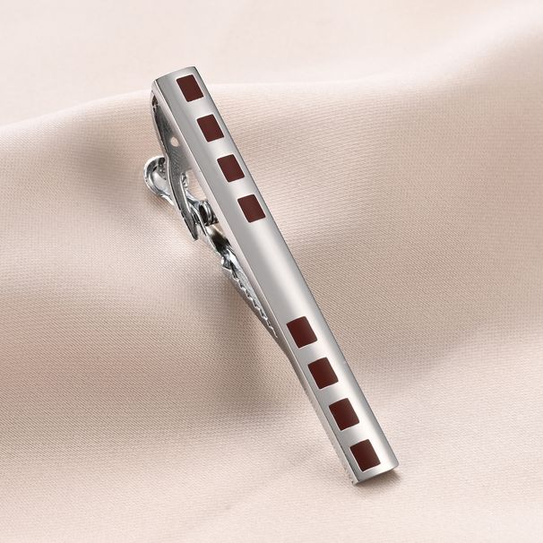 Dai Li divatos fekete zománc nyakkendőtű szett, luxus kék gyémánt nyakkendőtű, akciós nyakkendőtű_voghion.com