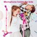 And Kids Karaoke Adjustable Microphone Stand Colorful LED Lights Musical Toys Birthday Gifts_voghion.com