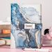 Elegant Marble Pattern Password Lock Notebook – Vintage-Inspired Diary & Journal For Students & Professionals, 90 Sheets 100g Woodfree Paper_voghion.com