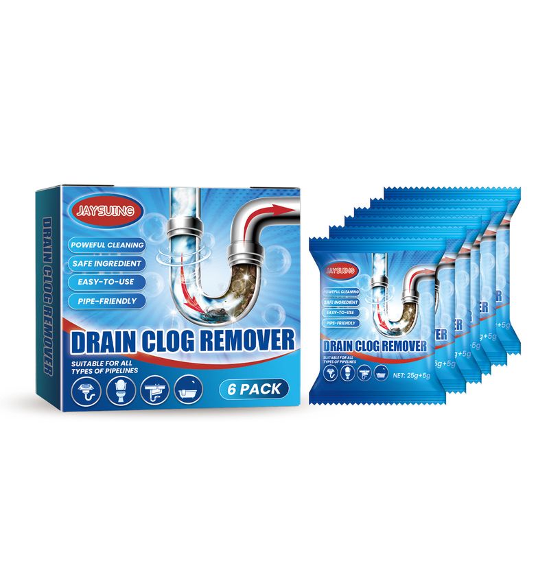 Jaysuing Blockage Removal Toilet Kitchen Drain Anti-Clogging Cleaning Deodorizing Powder_voghion.com