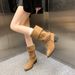 2025 Outono Inverno Novas Mulheres Fivela de Cinto Longo Dobrado Cavaleiro Moda Moda Desleixada Botas Da Moda_voghion.com