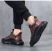 Unbeatable Quality 20 Spring And Autumn New Thick Mid Top Casual Trendy Air Cushioned Bottom Fish Pattern Lightweight Sports Men's Shoes_voghion.com